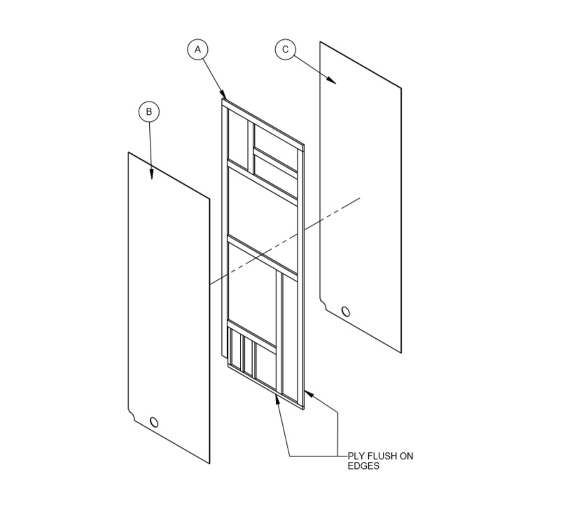 Read more about PT2 400-2 O/S Toilet/Kitchen Wall Panel product image