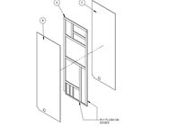 PT2 400-2 O/S Toilet/Kitchen Wall Panel