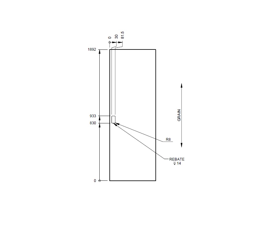 UN4 Cartagena Vigo Bedroom Sliding Door