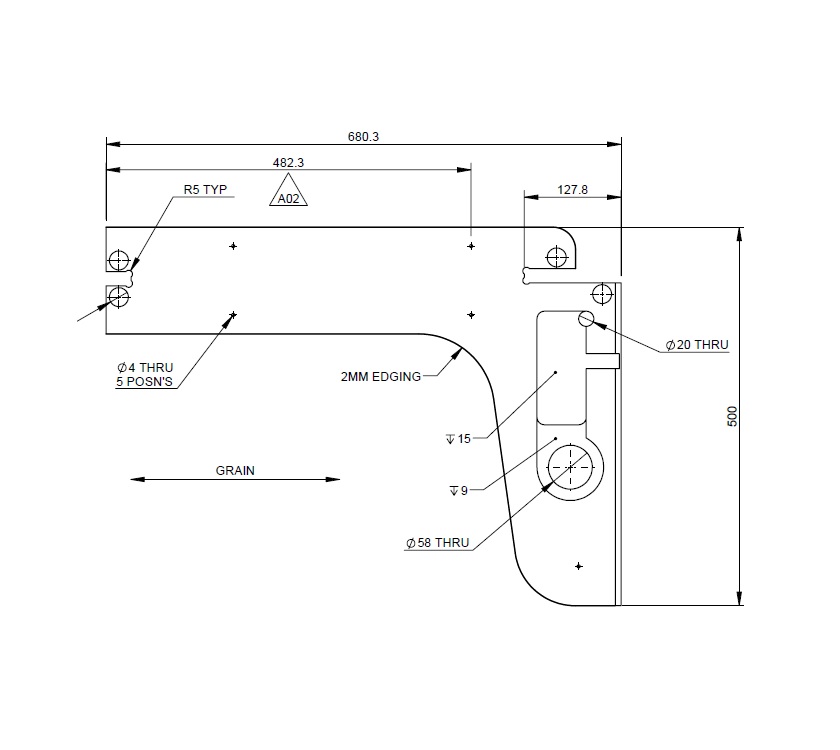 Read more about UN4 Barcelona TC Washroom Door Light Header product image