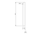 UN4 Washroom Mirror Angled Poly
