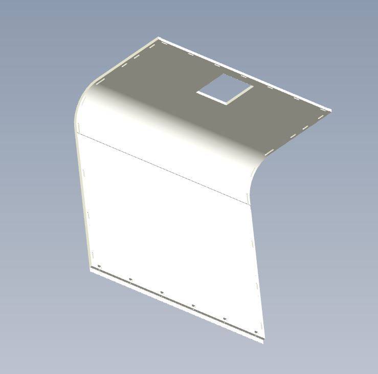 Pegasus Grande Messina Bonded Rear Panel