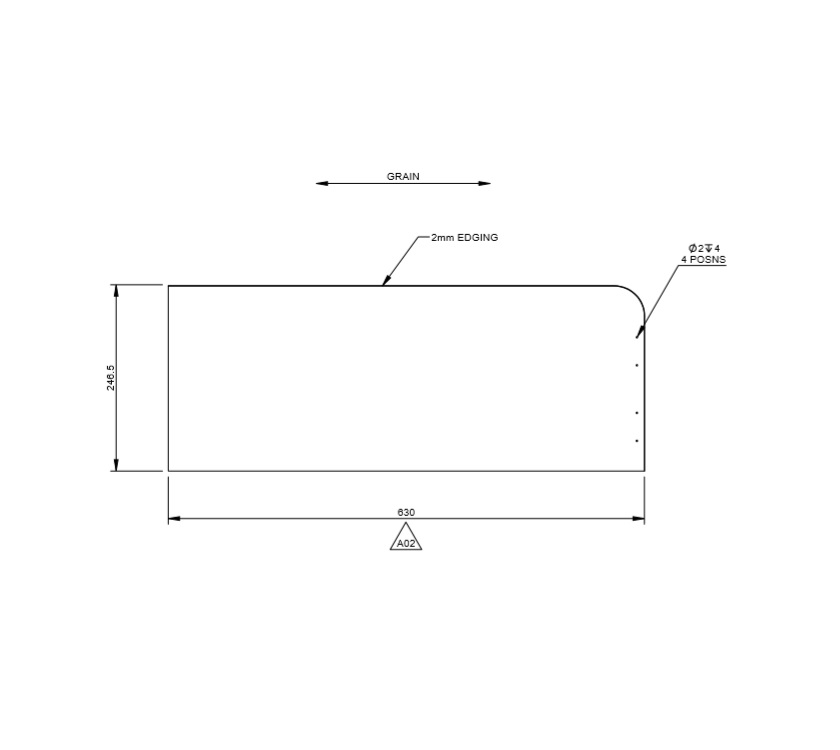 Read more about PX1 760 Fold Out Bunk R/H Retainer product image