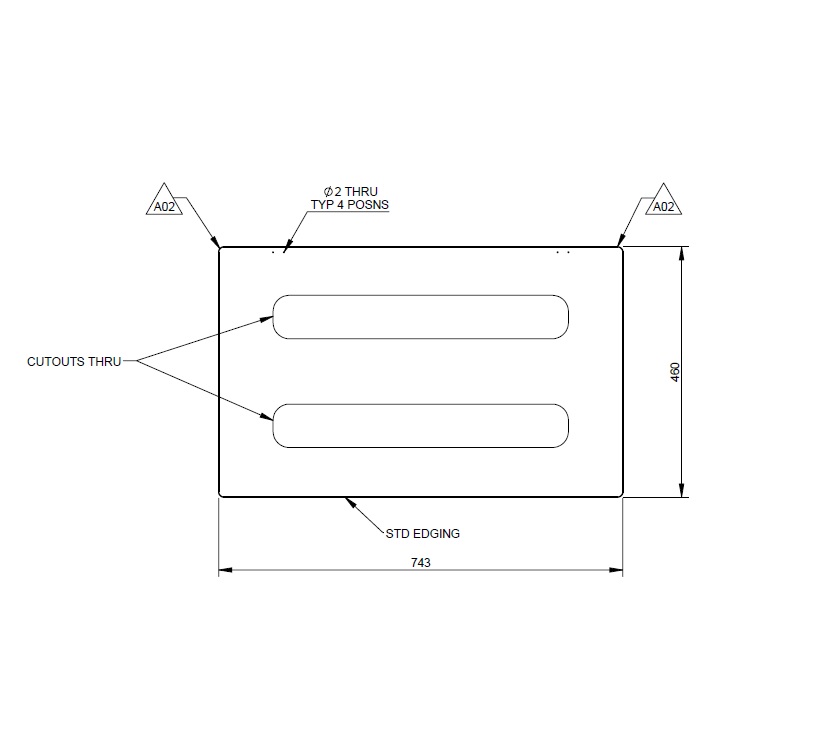 PS6 Palermo Turin Dinette Seat Flap