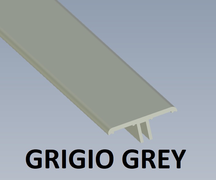 DY1 Rear Vertical Joining Rail 1979mm Grigio Grey