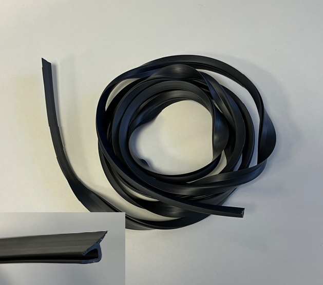 DY1 AH3 Dark Grey Rubber Bumper Gasket 2.1m