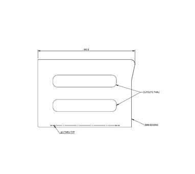 UN5 MADRID DINETTE SEAT SLAT