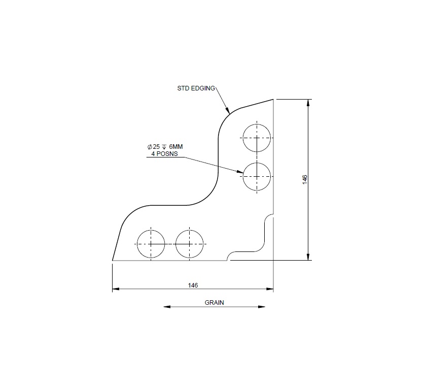 Read more about UN5 MADRID DINETTE SEAT ANGLE FORMER product image