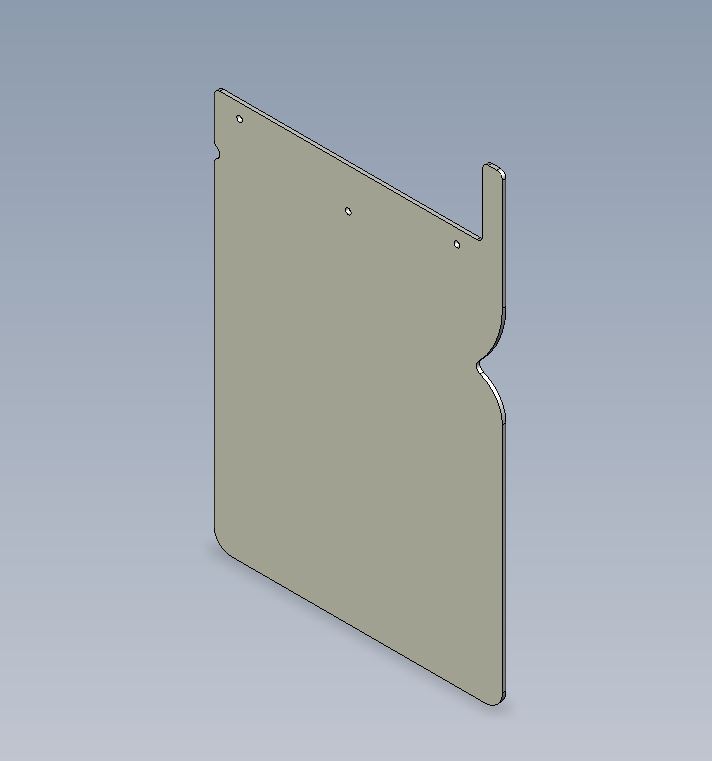 CARAVAN O/S RAIN / MUDFLAP WITH SIDE SKIRT INFILL
