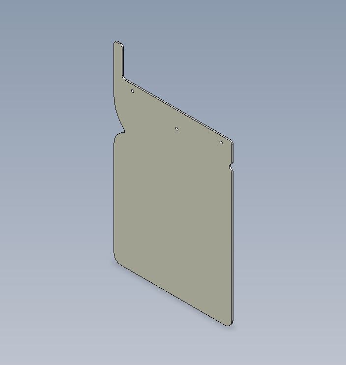 CARAVAN N/S RAIN / MUDFLAP WITH SIDE SKIRT INFILL