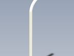 O/S/R Formed Awning Rail 2635 mm White