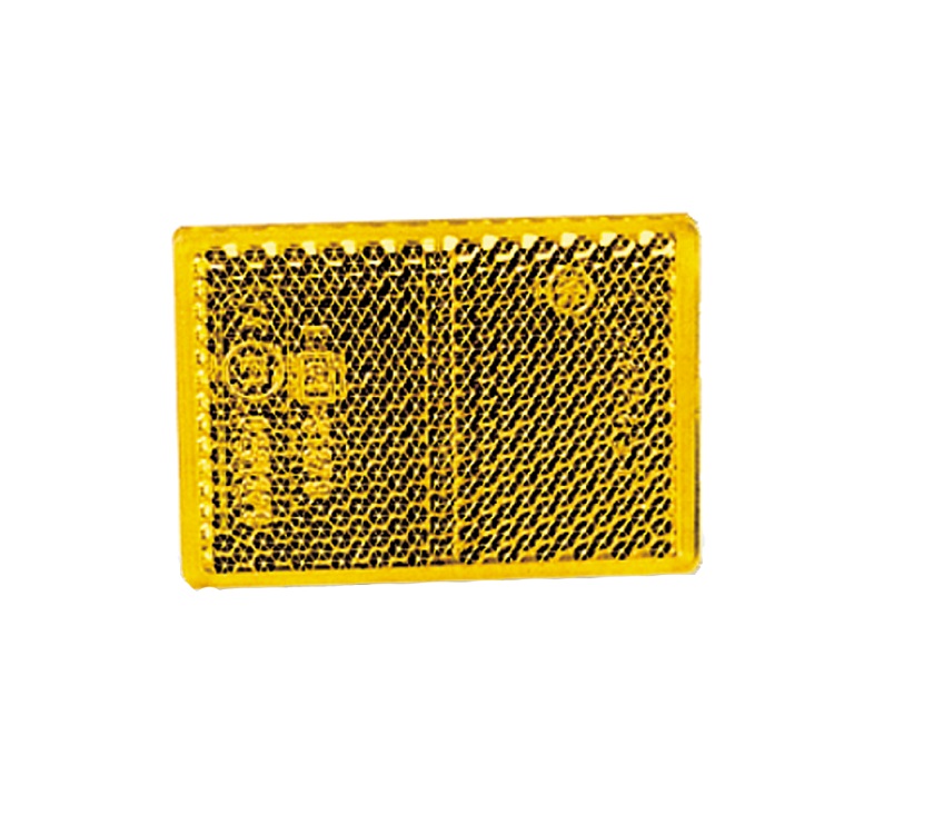Amber Wheel Arch Reflector 56x39x7mm
