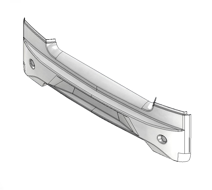 AH2 Rear Bumper Moulding