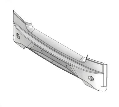 AH2 Rear Bumper Moulding