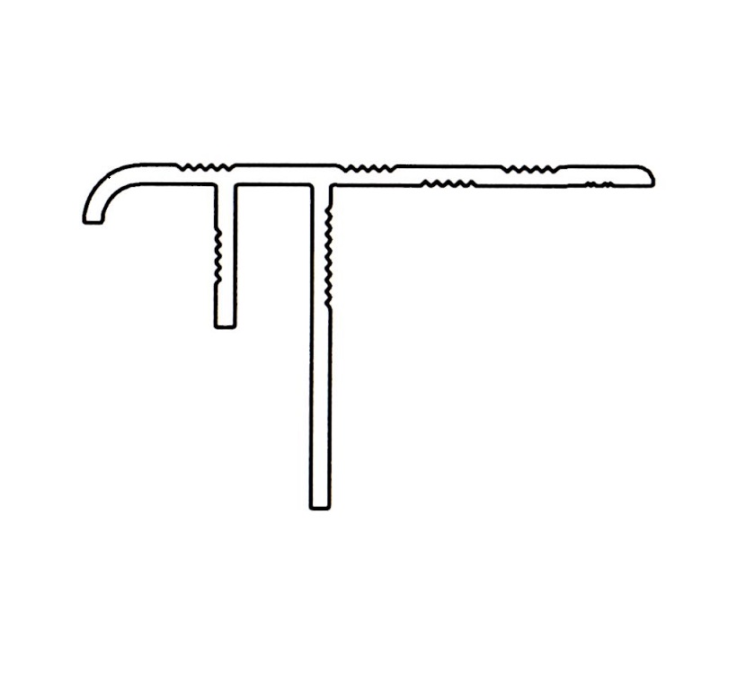 AH2 Aluminium Threshold Extrusion 1400 mm