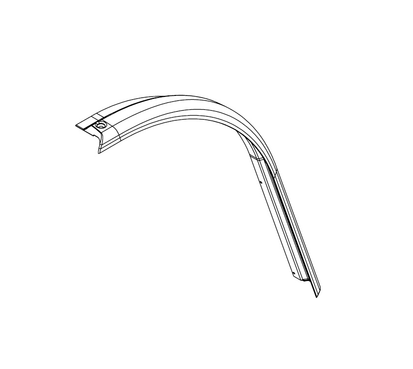 UN4 O/S Front Upright Moulding