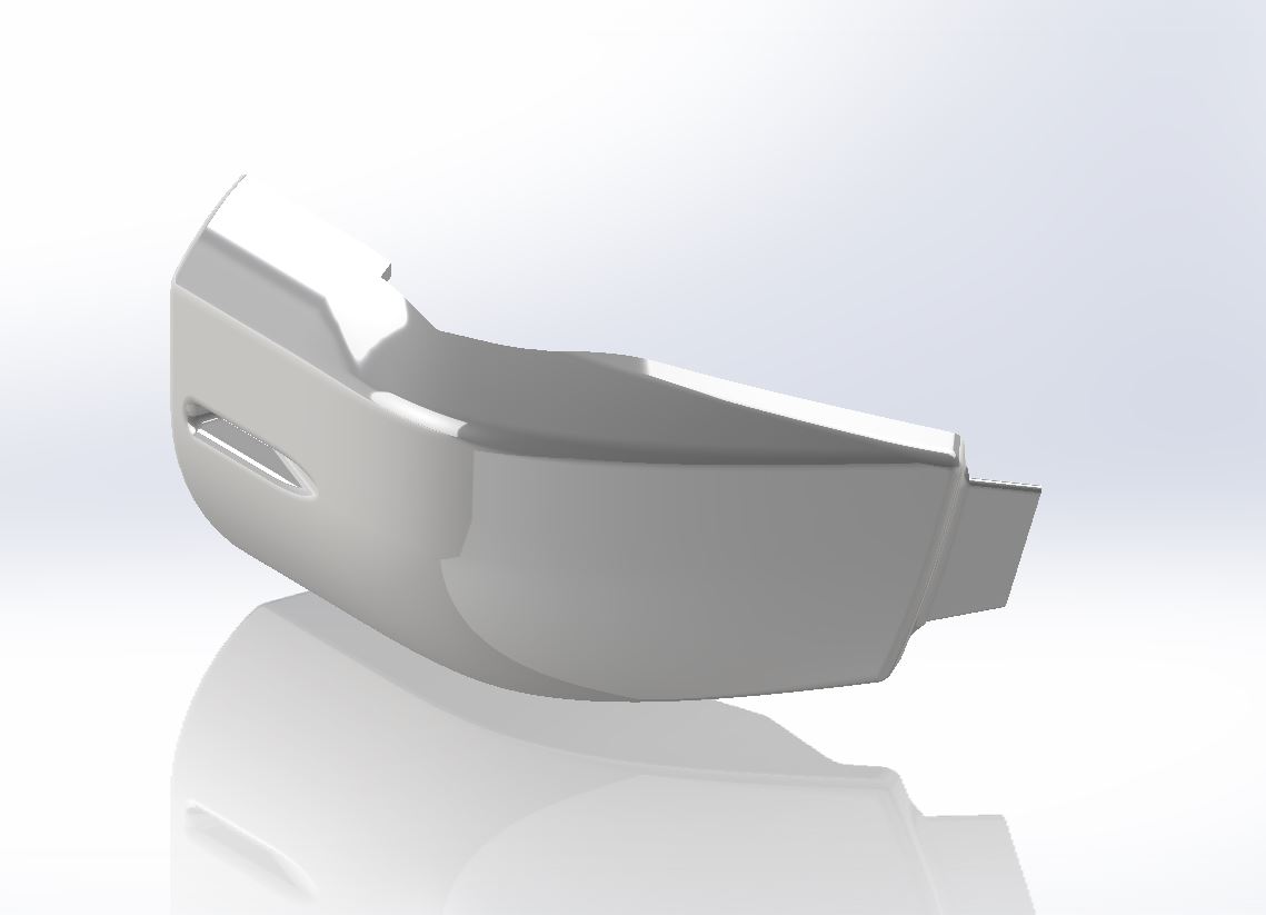 UN4 N/S Rear Corner Cap Moulding