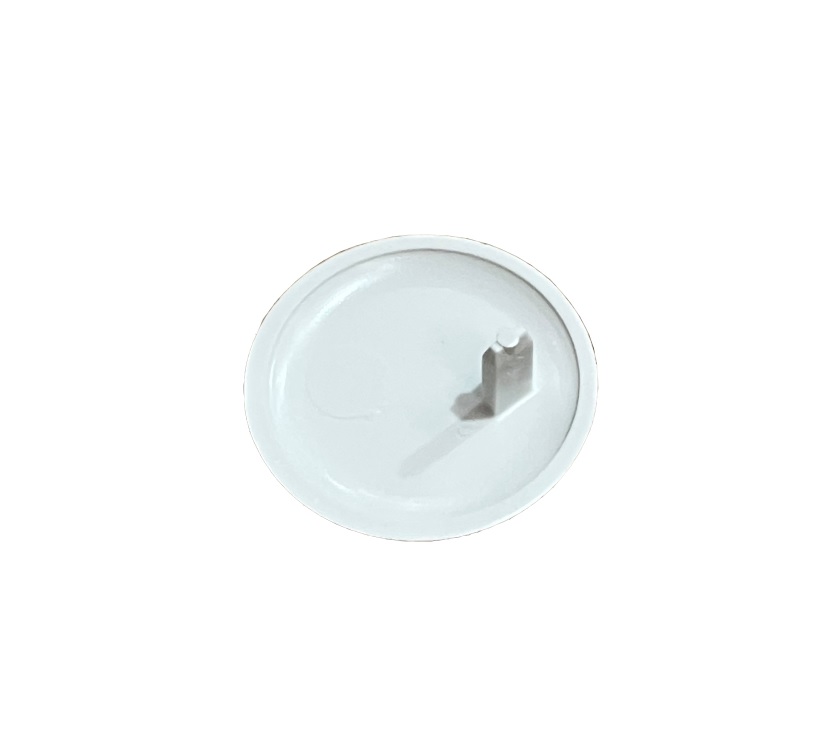 5.5mm Round KD Cap Fawcett White 1 Long Leg - 33mm diameter