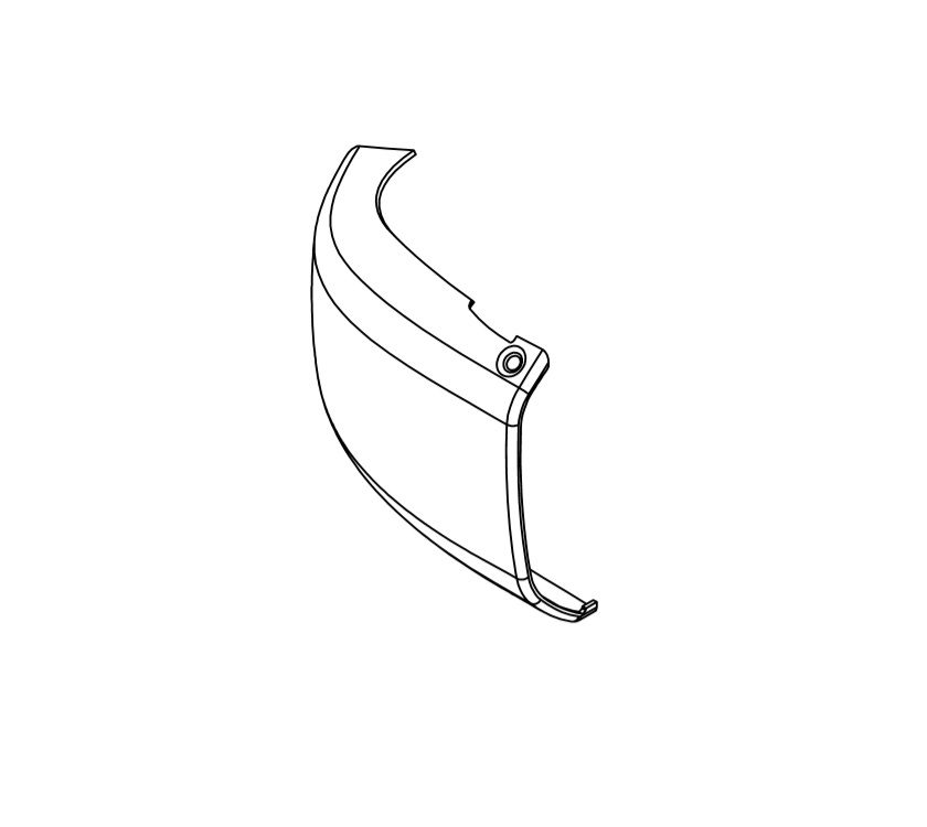 AE2 AL1 Front N/S Corner Cap Moulding