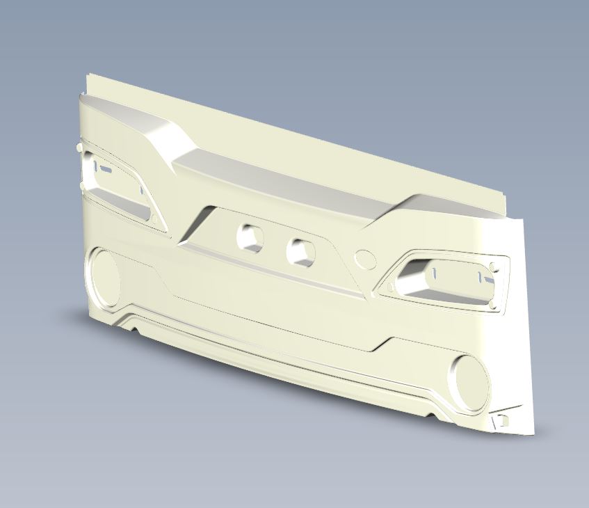 UN4 UNB AE2 AL1 ALS Rear Bumper Moulding