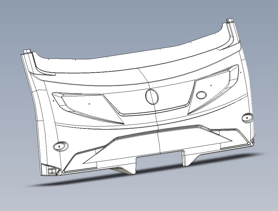 UN4 (BE) Front Bumper Moulding