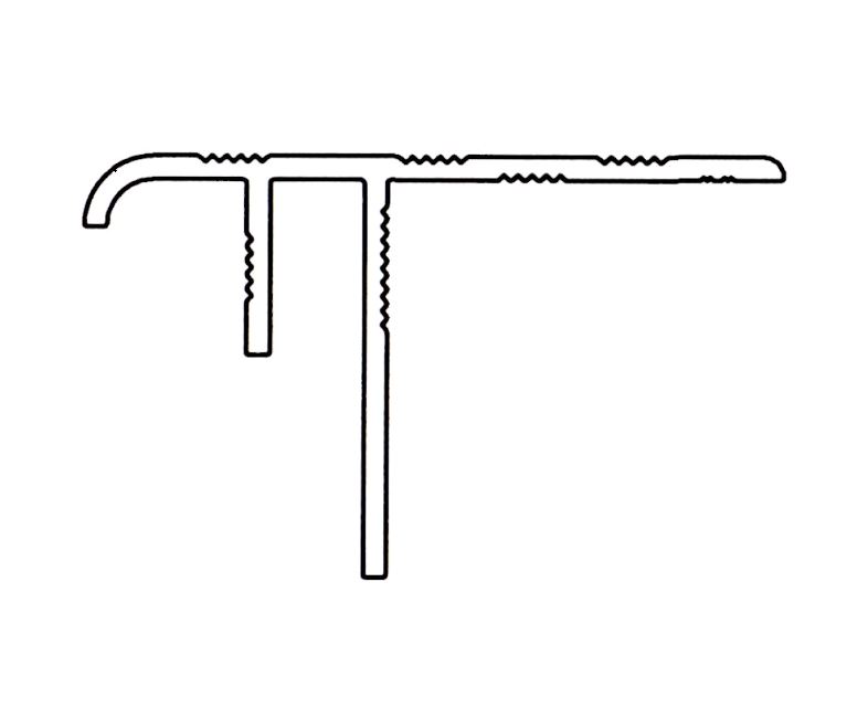 AH2 Aluminium Threshold Extrusion 1460 mm