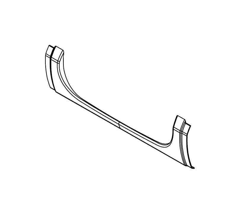 AH2 Exterior Door Spat Lower Moulding