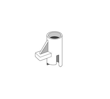 PIUMA Window Frame Clamp - Green 30-35mm