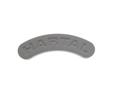 Grey Hartal Logo for Rear of Exterior Door Lock