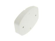 White Exterior Door Retainer Angled Spacer