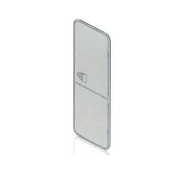 PT1 Grey Exterior Door R/H with Powdercoated Frame