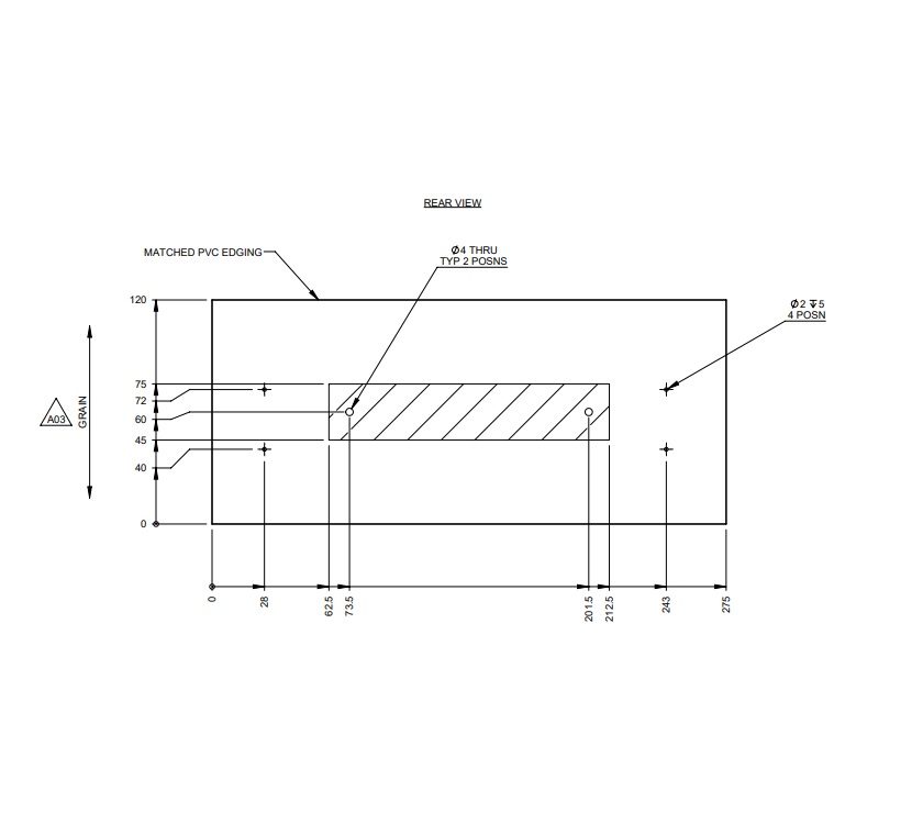 Read more about AG1 Sintra R/H Bedroom Robe Drawer Face product image