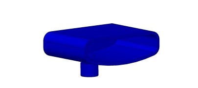 AH2 79-6 12mm Hole Bed Slat Holder Blue