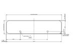 AH3 Door (1000x320mm) Infill Panel RAL7042