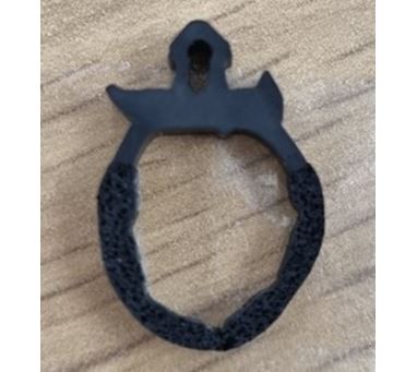 Hatal Locker Door Rubber - Black (per metre)