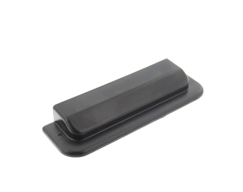 Black Floor Vent Hood No Tail (Canopy Vent)