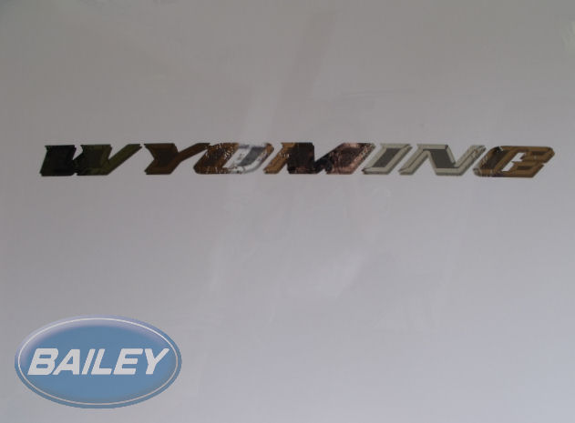 S6 Senator Wyoming Name Decal