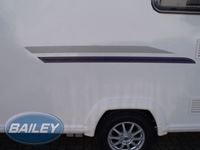 Orion Silver & Blue O/S Middle Stripe Decal