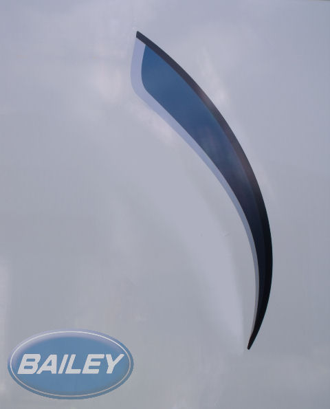 Olympus II N/S Rear Blue Texture Decal