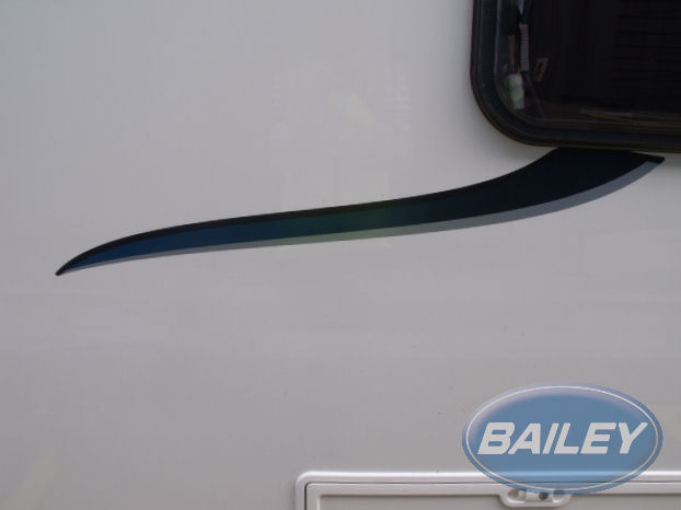 Olympus II N/S/R Mid Texture Swoosh Blue Decal