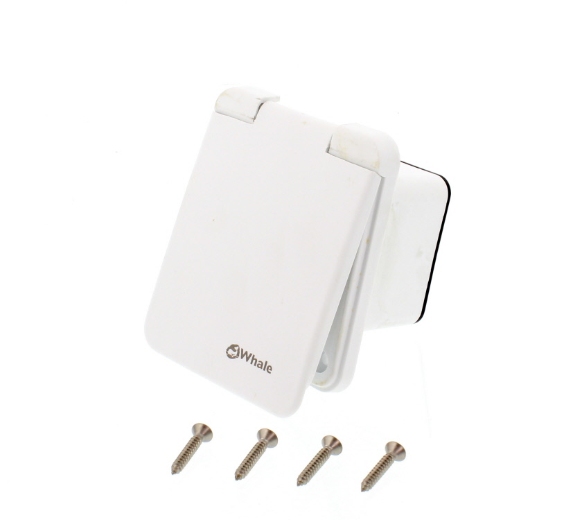 Whale Smartflo Water Pump Inlet (RAL9001) 