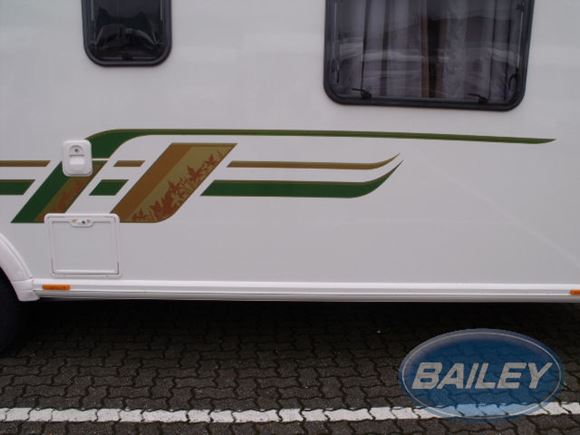 Retreat N/S Rear Green Stripe Decal product image