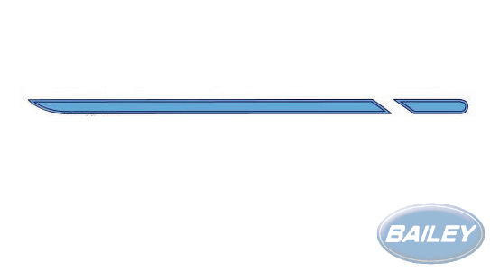 Orion EVO 4 Silver O/S/F Stripe Decal