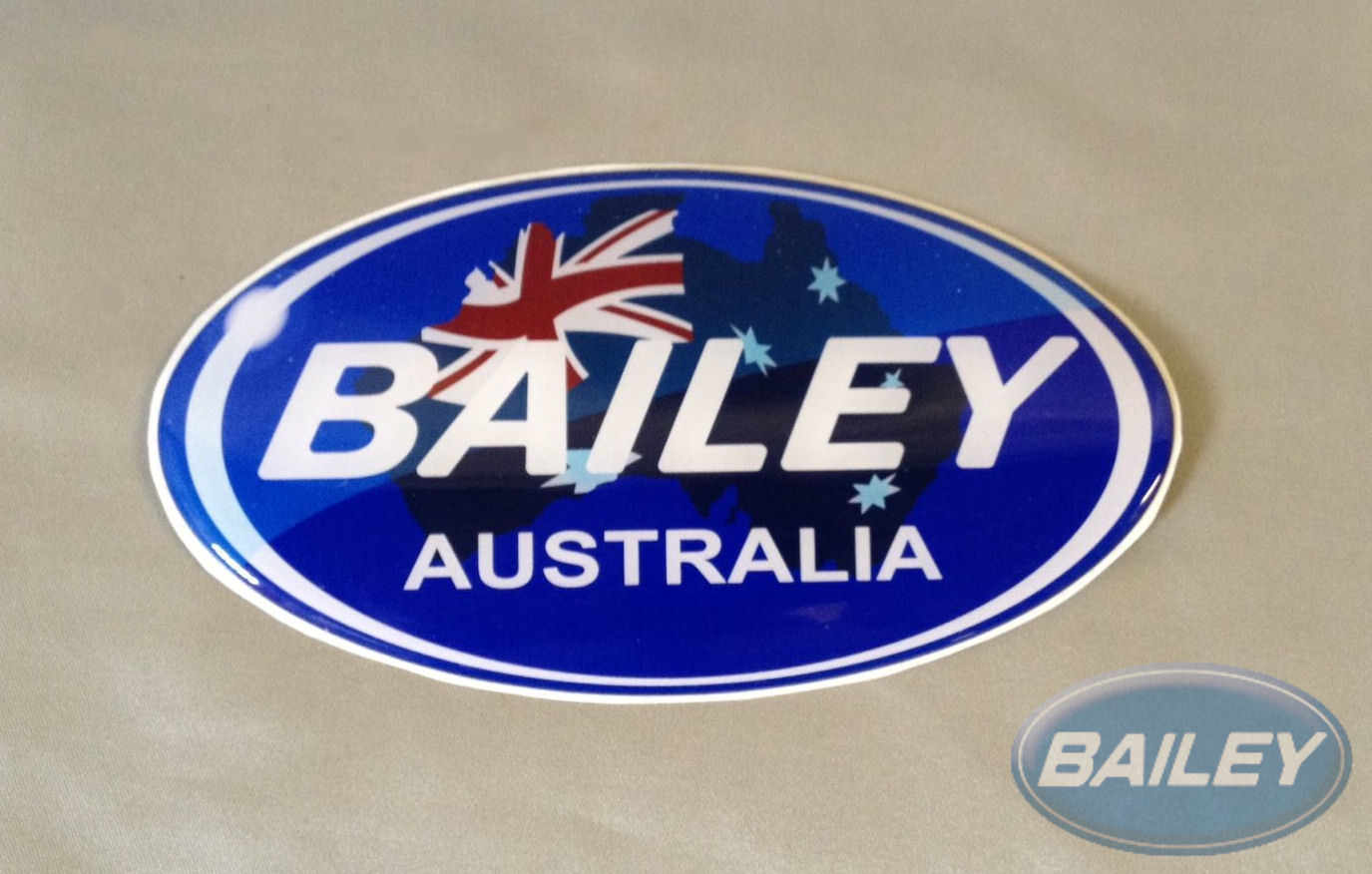 Read more about Bailey AUSTRALIA Oval Badge (High Tack Adhesive) product image
