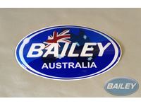 Bailey AUSTRALIA Oval Badge (High Tack Adhesive)