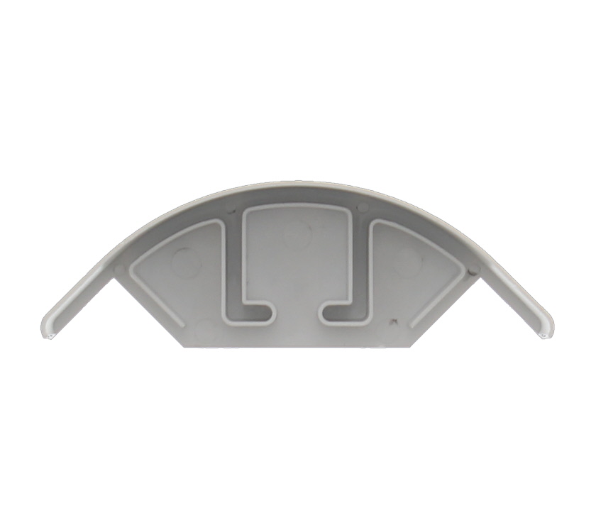 Approach Auto Comp Straight Rail Connector White