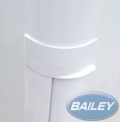 App Auto Comp N/S/R Winged Rail Connector White