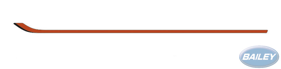 Unicorn III Madrid O/S Orange Stripe Decal