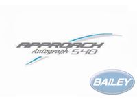 Approach Autograph 540 N/S & Rear Decal