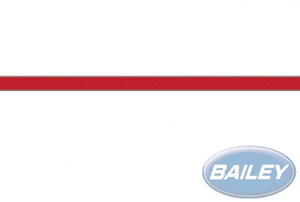 Pursuit Jive Red Stripe Decal per mtr